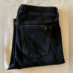🔴 JOES FLAWLESS MID- RISE SKINNY ANKLE JEANS- FRAYED HEM - BLACK - SIZE 31 🔴
